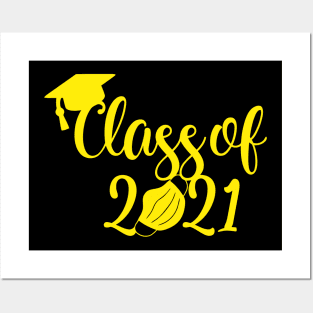 class of 2021 yellow Posters and Art